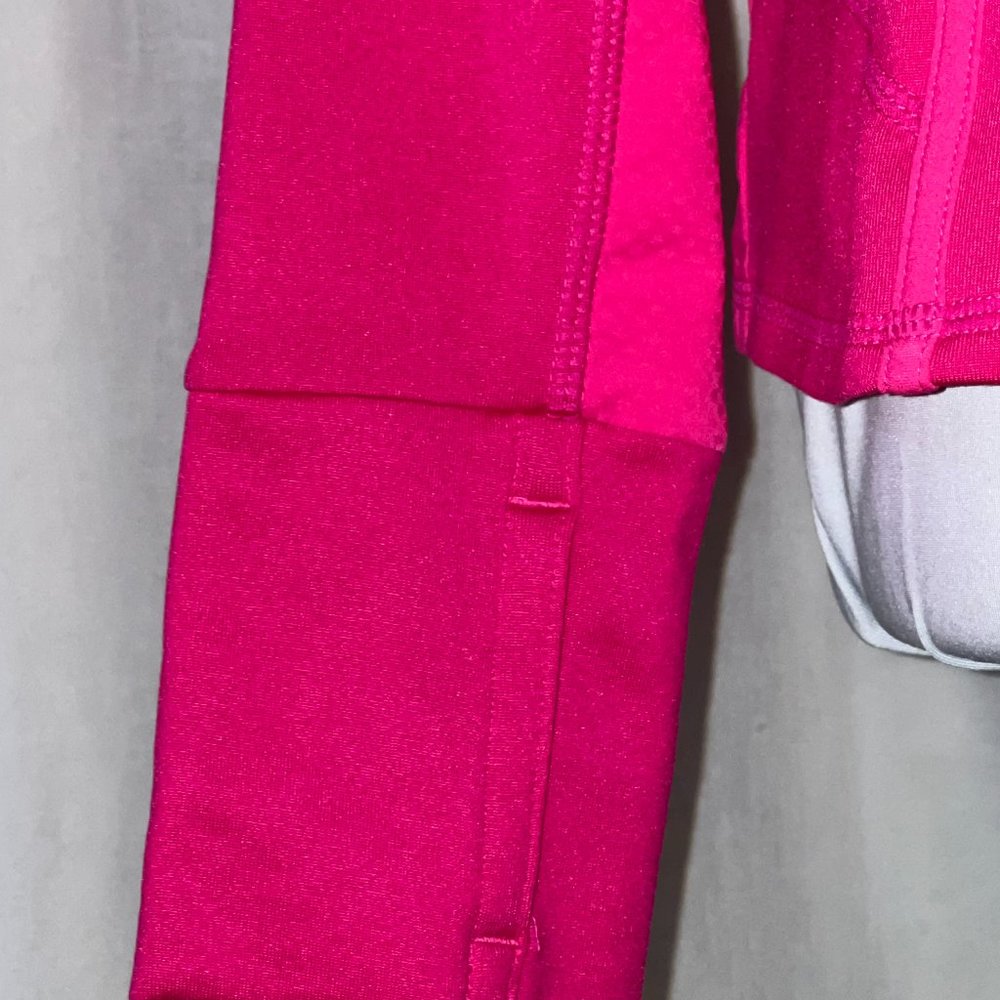 Athleta Womens Turtleneck XXS Pink Plush Tech 3.0 Mock Neck 1/2 Zip Pullover - Picture 4 of 16